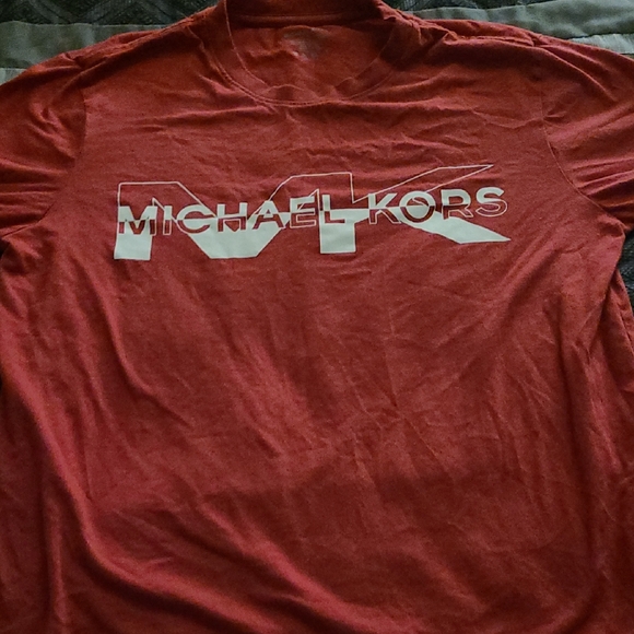 Michael Kors Red Graphic Tee - Picture 1 of 1